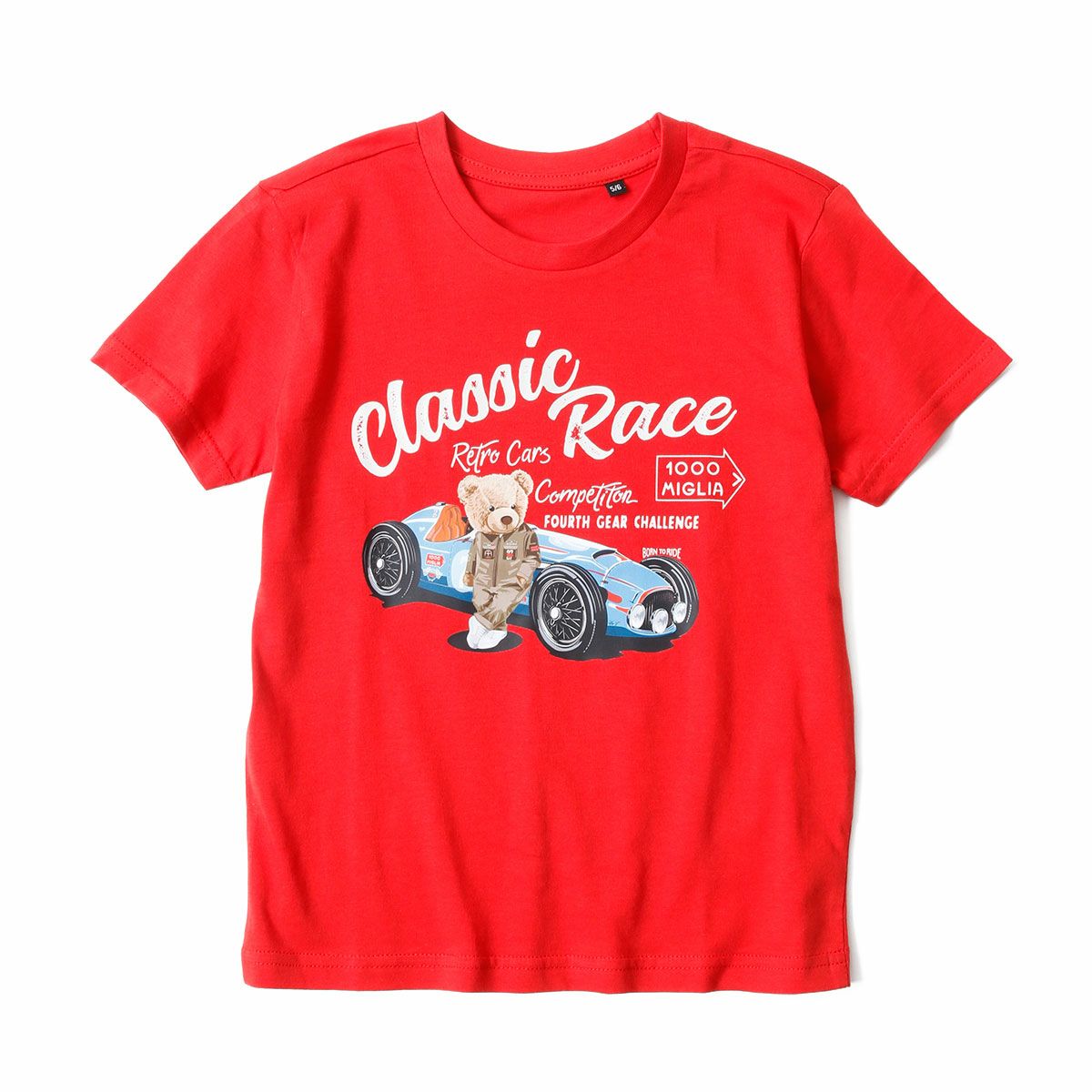 Mille Miglia｜ミッレミリア テディボーイ Tシャツ｜Tシャツ｜レッド
