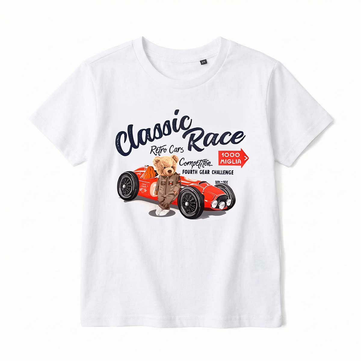 Mille Miglia｜ミッレミリア テディボーイ Tシャツ｜Tシャツ｜レッド