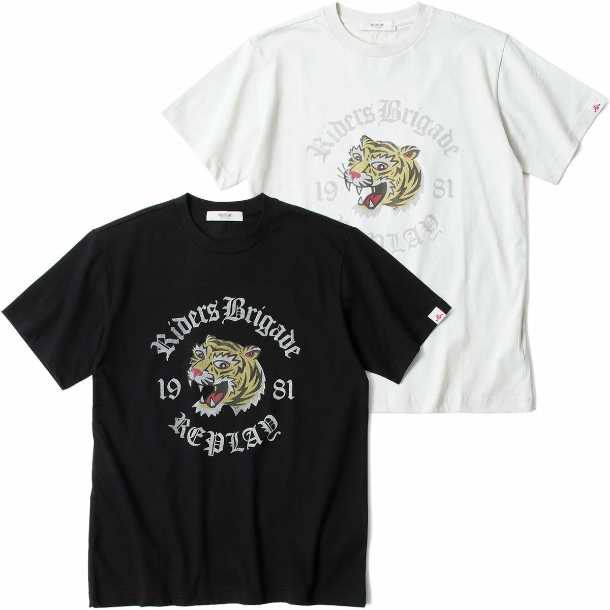Replay｜タイガー プリント Tシャツ｜トップス