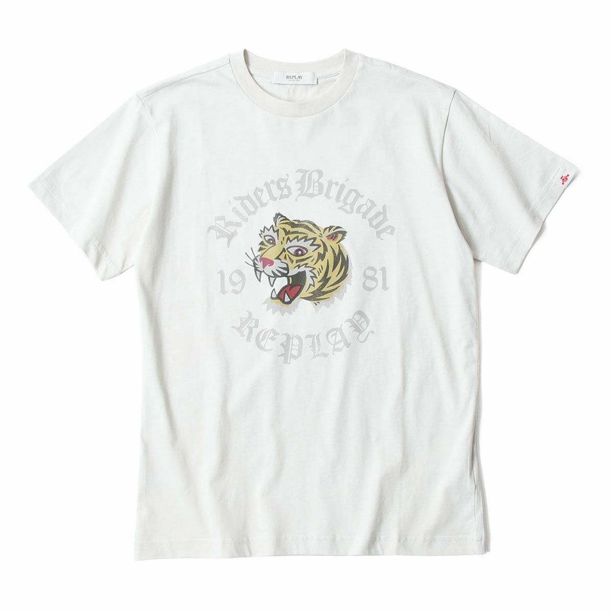 REPLAY｜タイガー プリント Tシャツ｜トップス｜クラウド