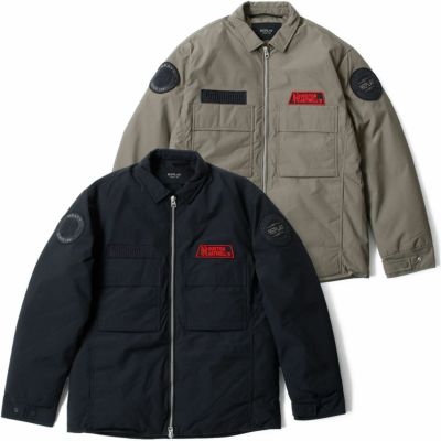ワックスドナイロン ライダーズパッチ バイカージャケット