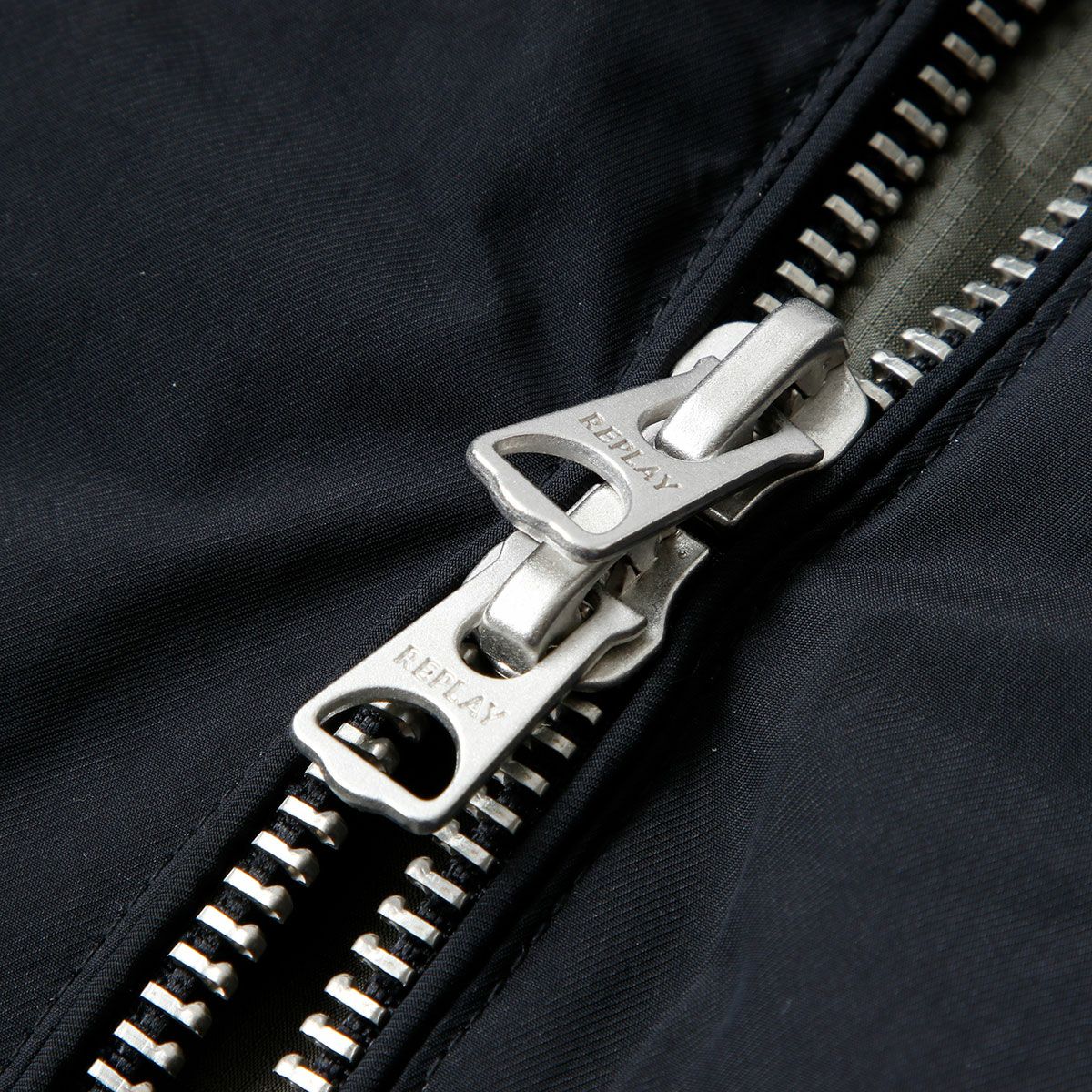 Replay｜パッチ ライダージャケット｜アウター｜ブラック