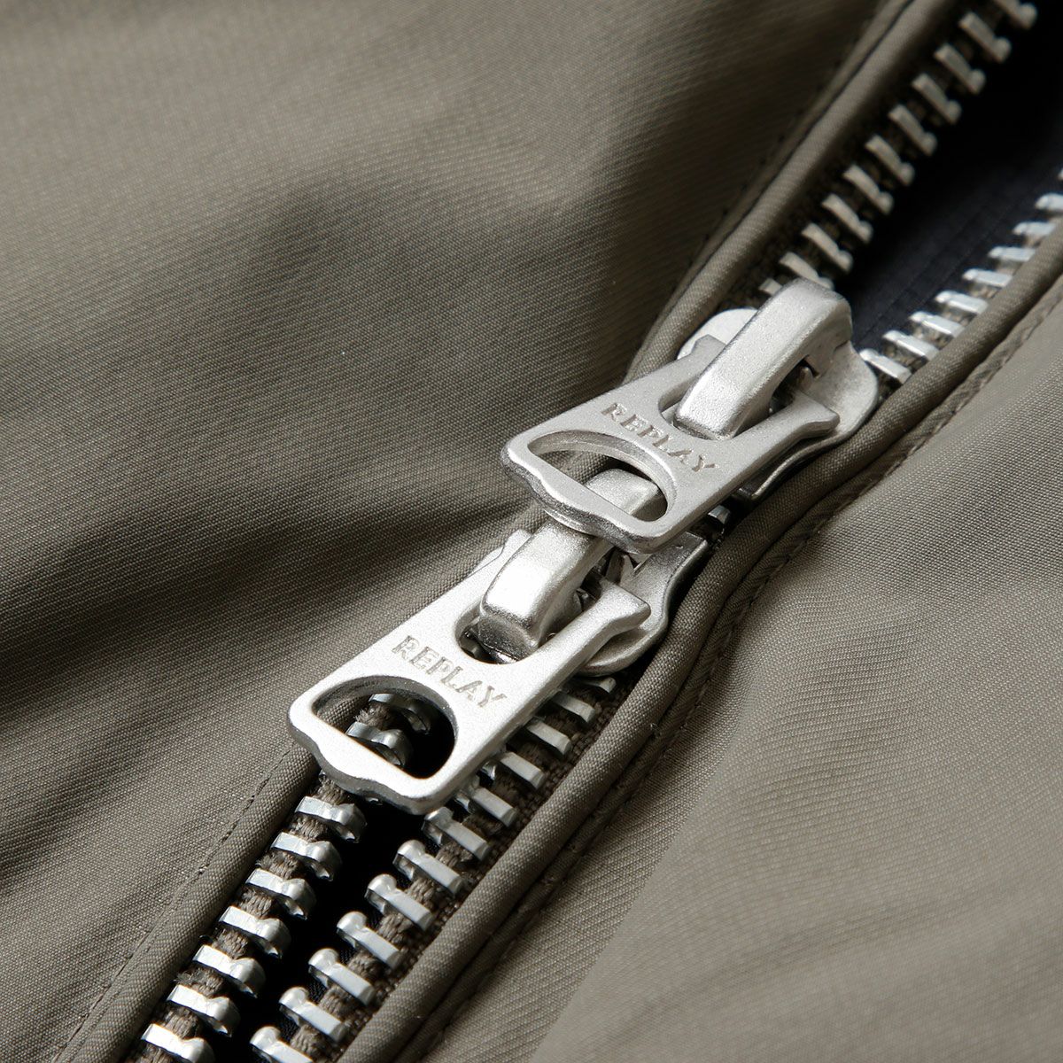 REPLAY｜パッチ ライダージャケット｜アウター｜マッド