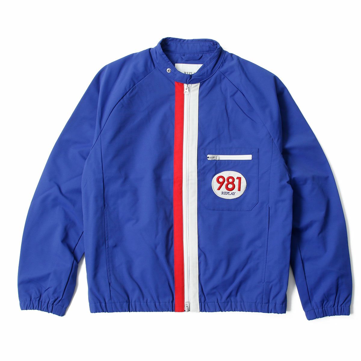 REPLAY｜コントラスト ディテール ジャケット｜アウター｜エレクトリック ブルー
