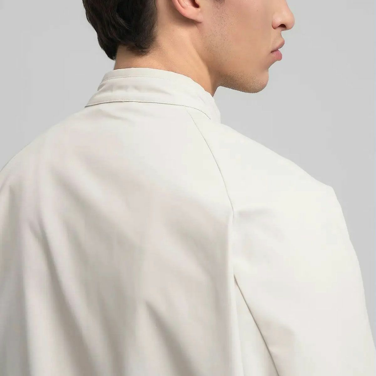 REPLAY｜コントラスト ディテール ジャケット｜アウター｜クラウド｜モデル着用