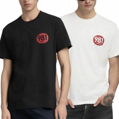 Replay｜チェスト プリント ジャージー Tシャツ｜トップス