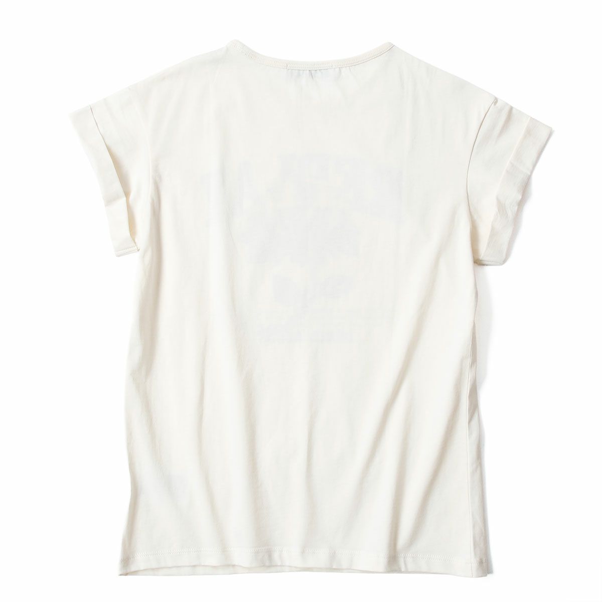 Replay｜ローズ アンド ロゴ プリント ジャージー Tシャツ｜トップス｜ウィンター ホワイト