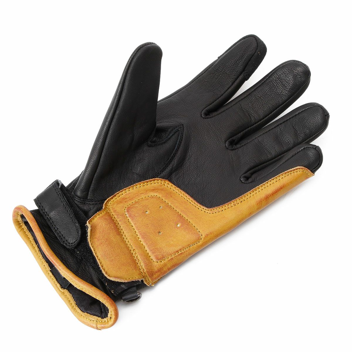 helstons｜ホーク グローブ × ボンダッチ｜3シーズン｜ブラック×ゴールド×ホワイト