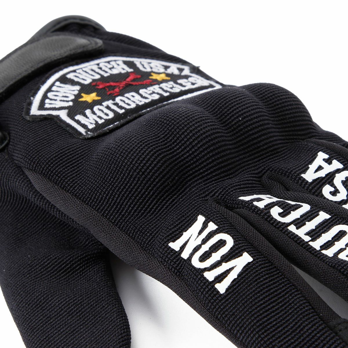 helstons｜キー グローブ × ボンダッチ｜3シーズン｜ブラック×ホワイト