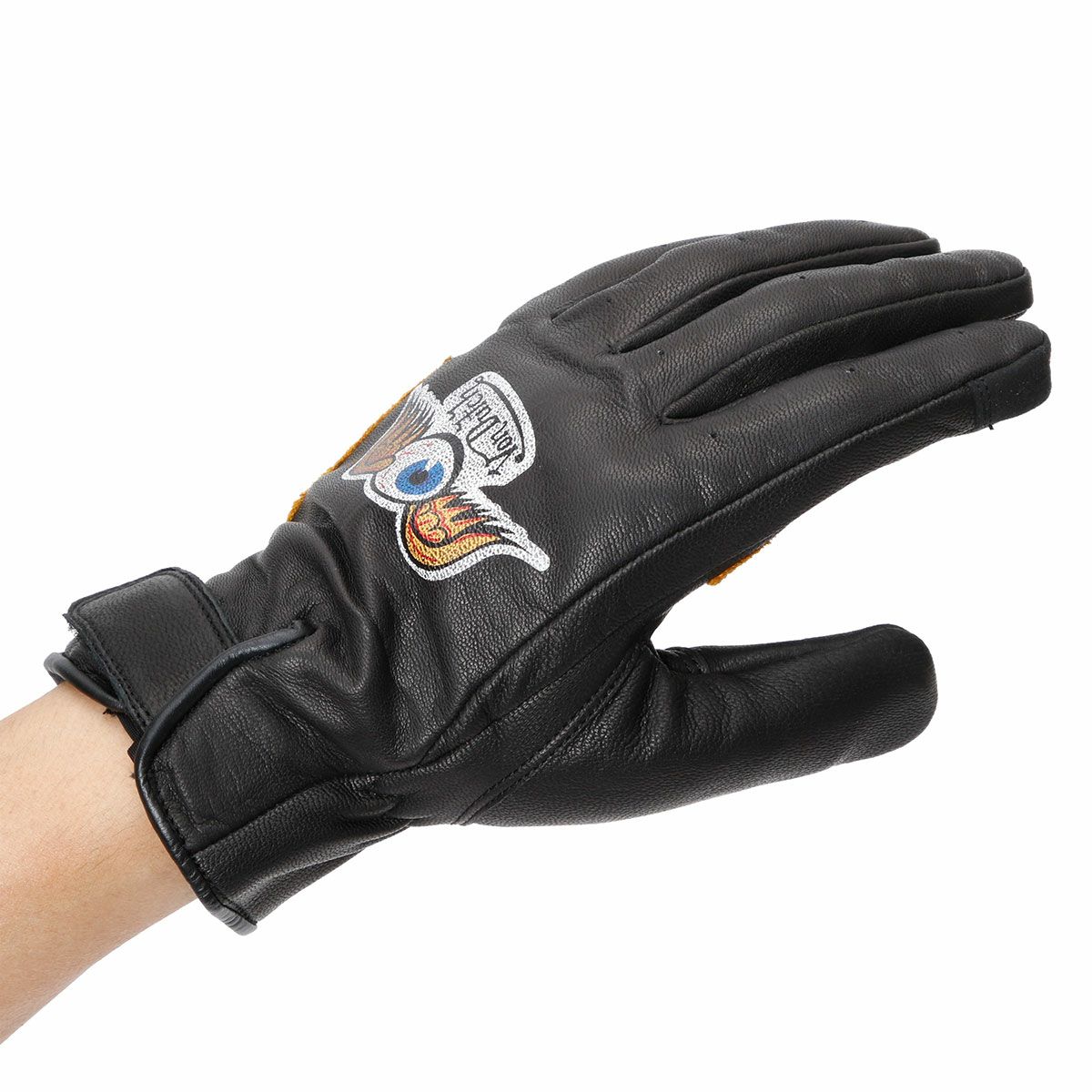 helstons｜ビジョン グローブ × ボンダッチ｜3シーズン｜ブラック×ゴールド｜モデル着用