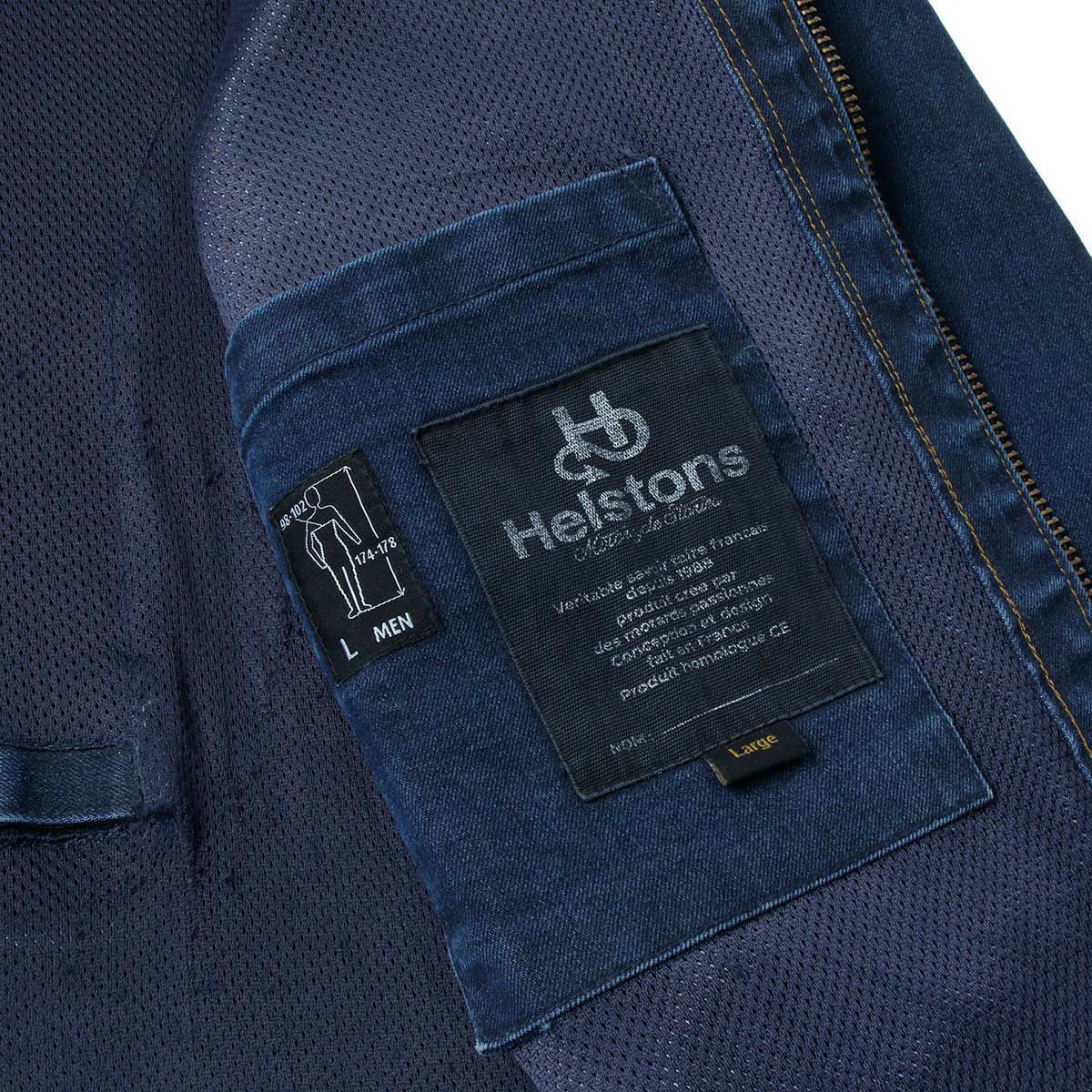 helstons｜ジェームズ ジャケット｜アウター｜デニムブルー