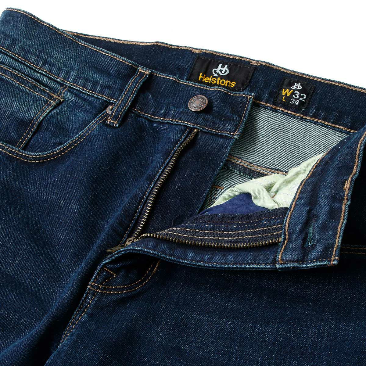 helstons｜スピーダー 2｜デニム｜ブルーダーティ