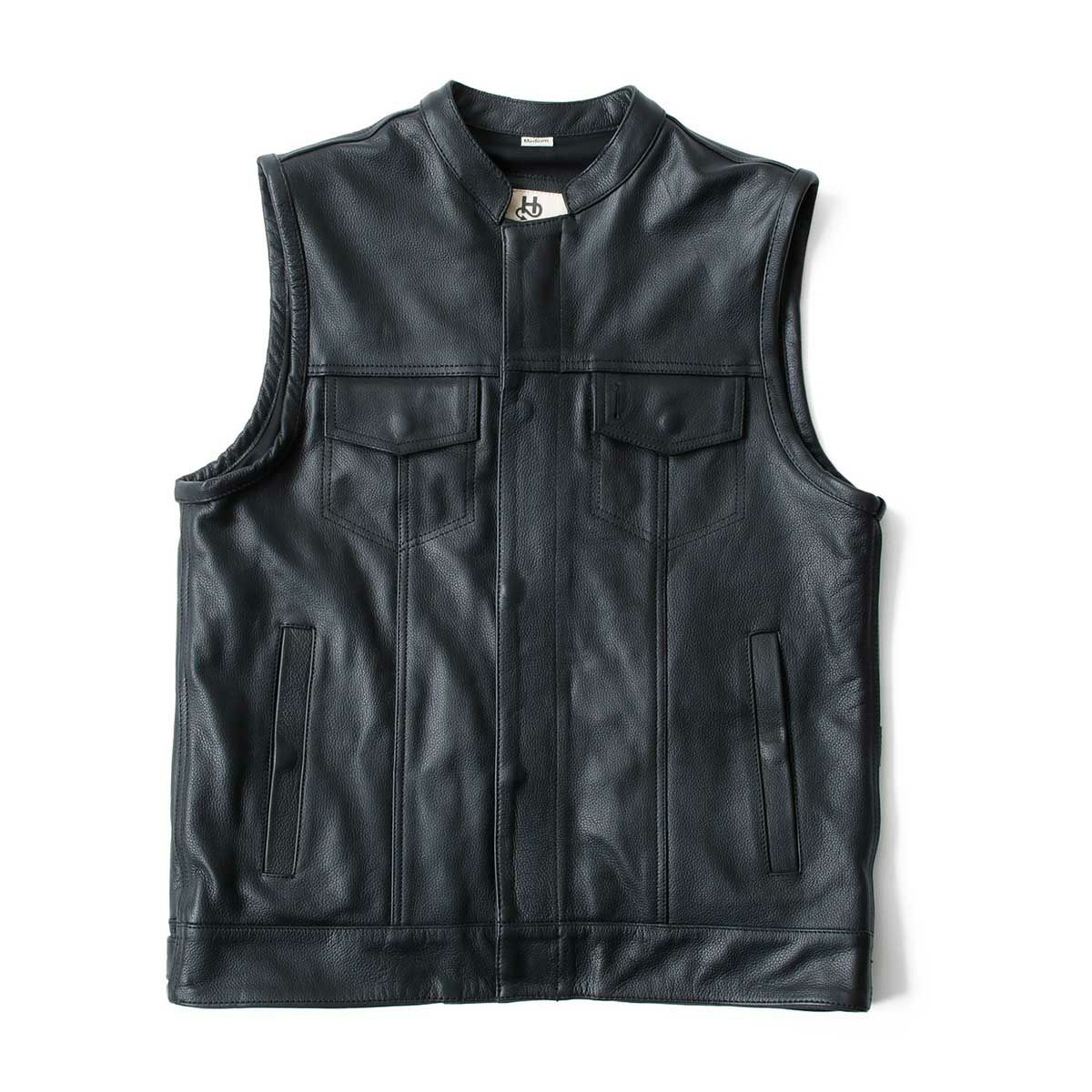 helstons｜ウエスト レザーベスト｜トップス