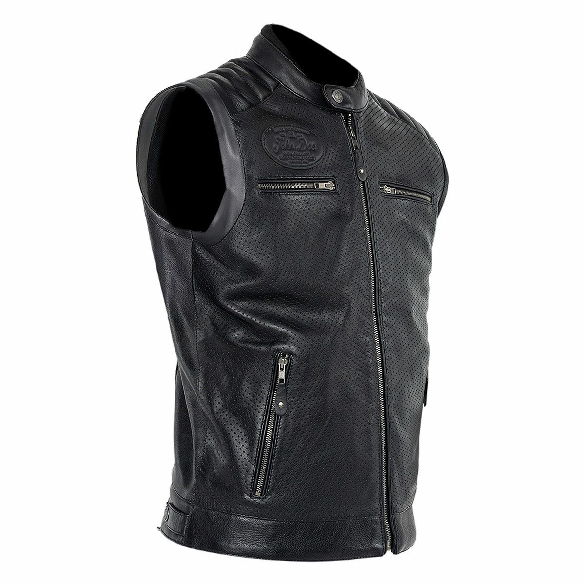 John Doe｜ストーム レザー ベスト｜トップス｜ブラック