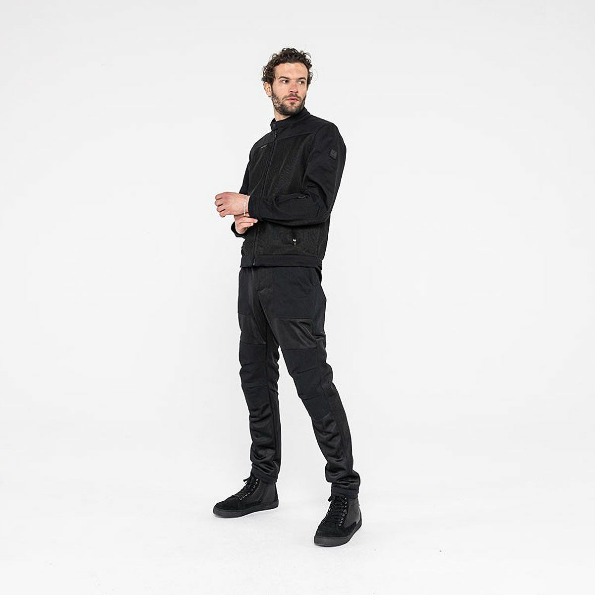 John Doe｜エアロ メッシュ パンツ｜ウェア｜ブラック｜モデル着用