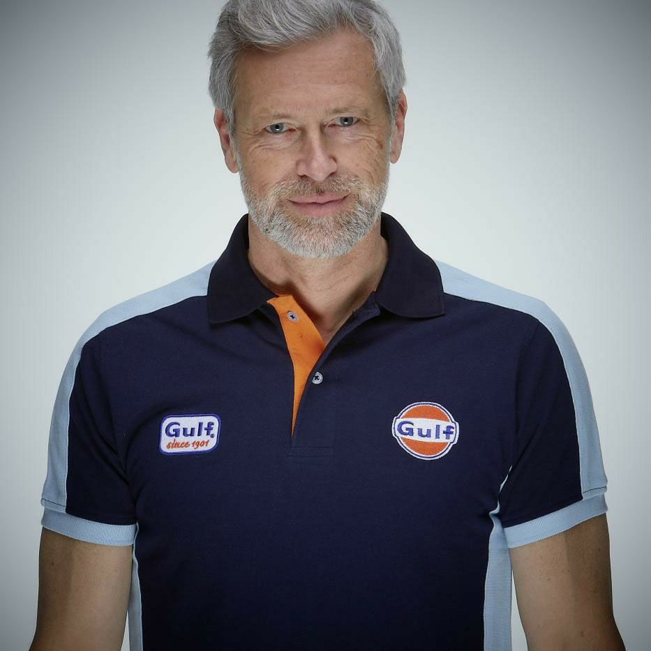 GULF｜ガルフ 1901 ポロ｜ウェア｜ネイビー｜モデル着用