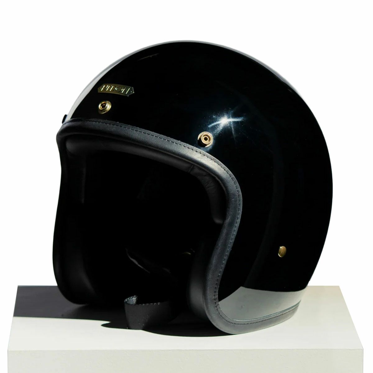ヘドニスト シグネイチャー ブラック オープンフェイス ヘルメット