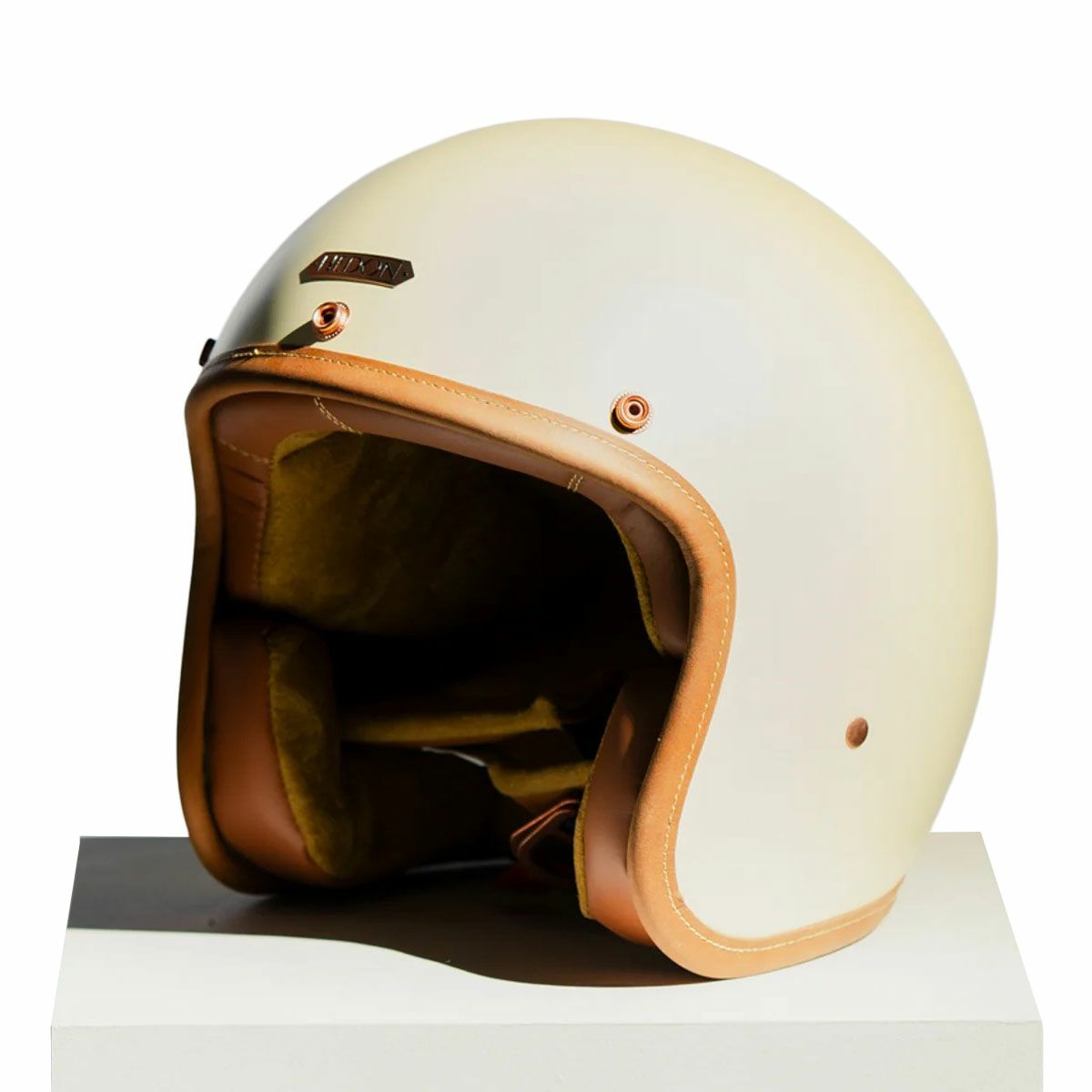 ヘドニスト クリーム オープンフェイス ヘルメット