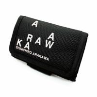 SHINICHIRO ARAKAWA｜バーハンドル ウォレット｜財布｜ブラック×ホワイト