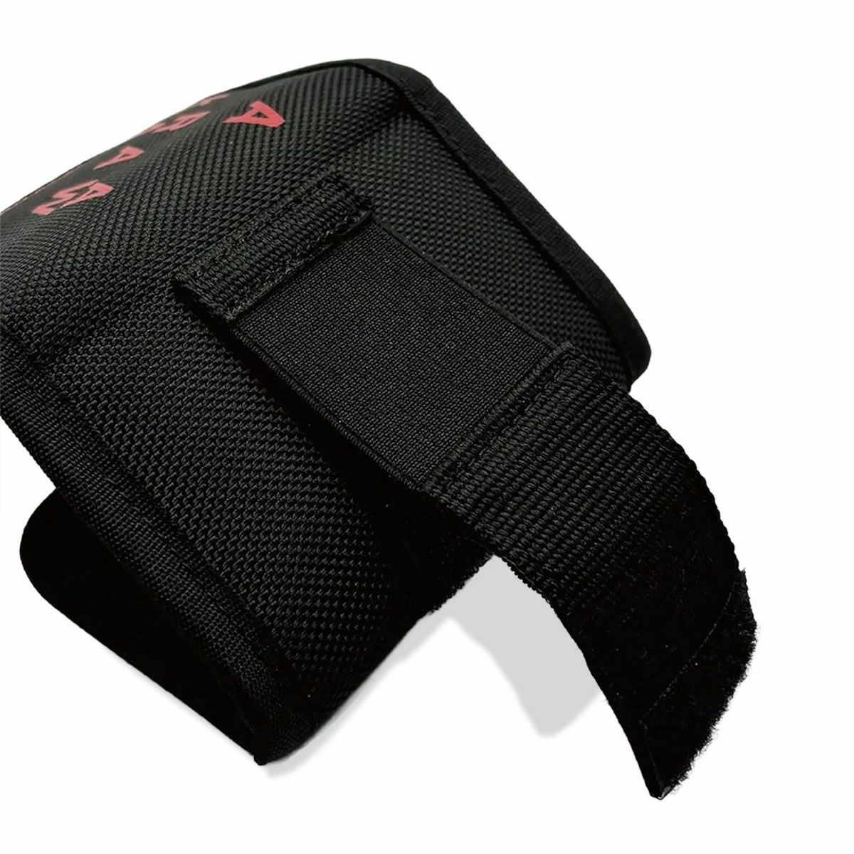 SHINICHIRO ARAKAWA｜バーハンドル ウォレット｜財布｜ブラック×レッド