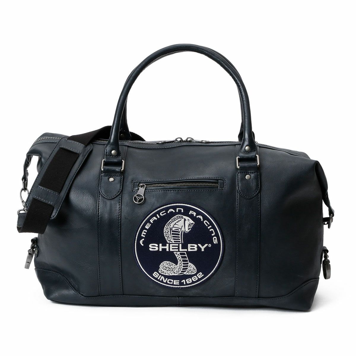 CLASSIC LEGEND MOTORS｜キャロルシェルビー BIG D 48H レザー ボストンバッグ｜バッグ｜ネイビー