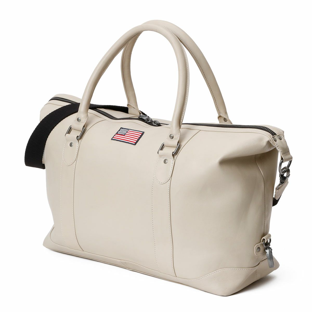 CLASSIC LEGEND MOTORS｜キャロルシェルビー BIG D 48H レザー ボストンバッグ｜バッグ｜エクリュ