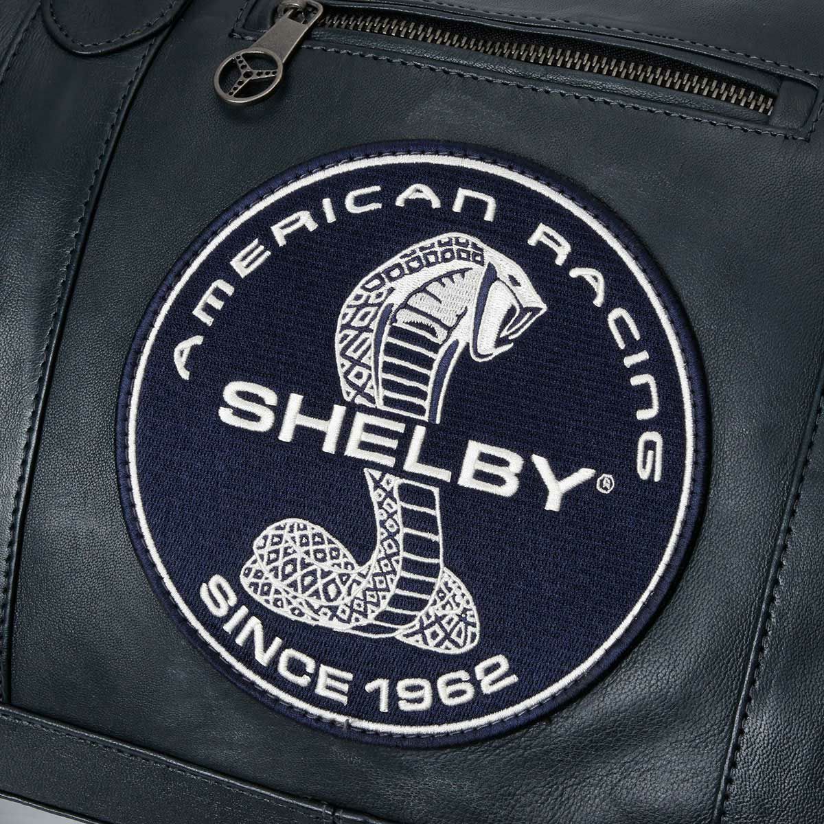 CLASSIC LEGEND MOTORS｜キャロルシェルビー BIG D 48H レザー ボストンバッグ｜バッグ｜ネイビー