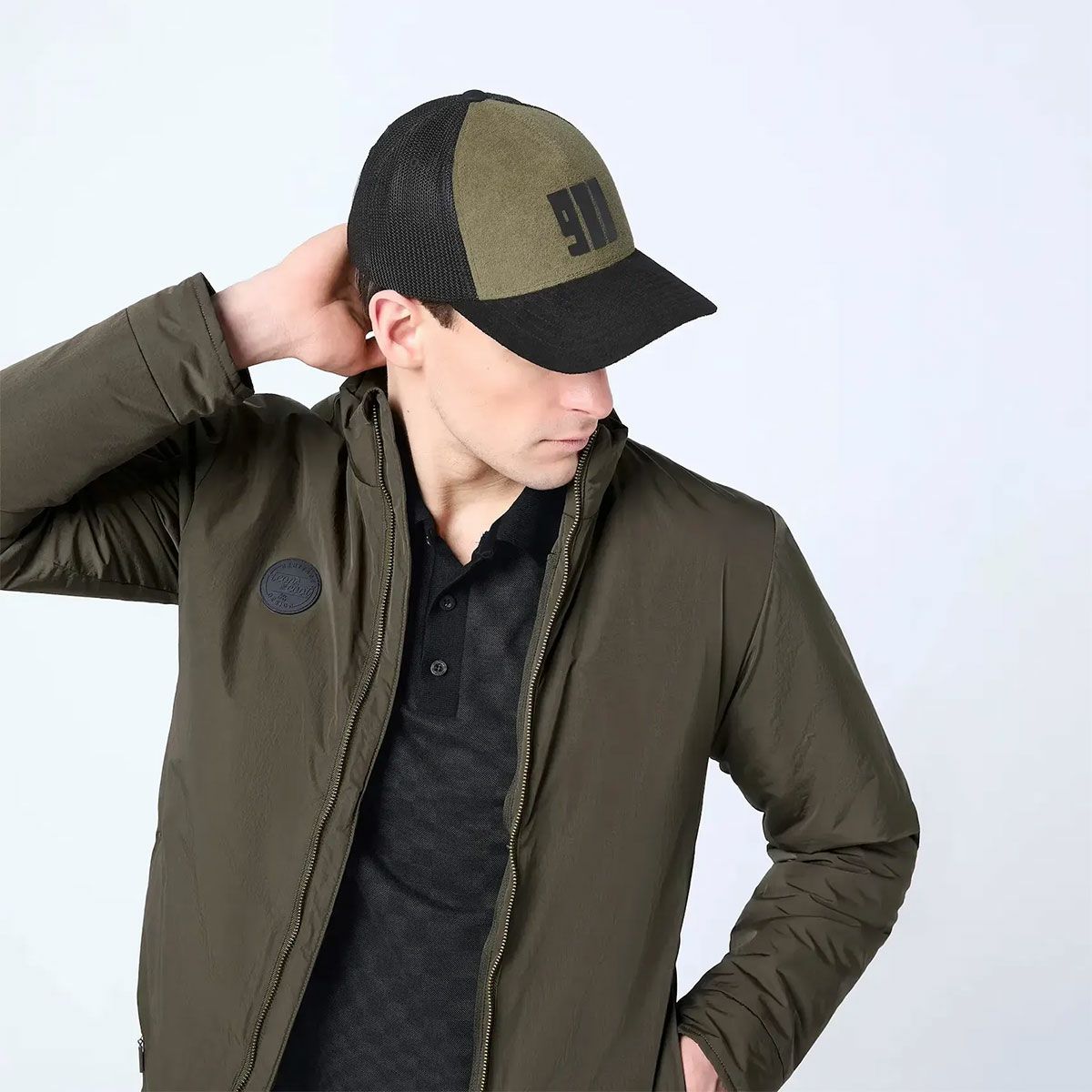 PORSCHE｜911 スピリット 70 キャップ｜帽子｜ブラック｜モデル着用