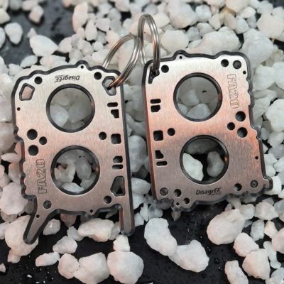 DisagrEE｜スバル FA20 ヘッドガスケット キーチェーン 左右セット｜キーホルダー