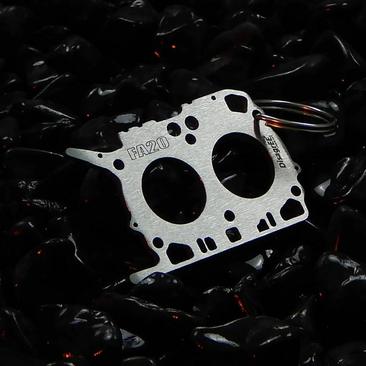 DisagrEE｜スバル FA20 ヘッドガスケット キーチェーン 左右セット｜キーホルダー