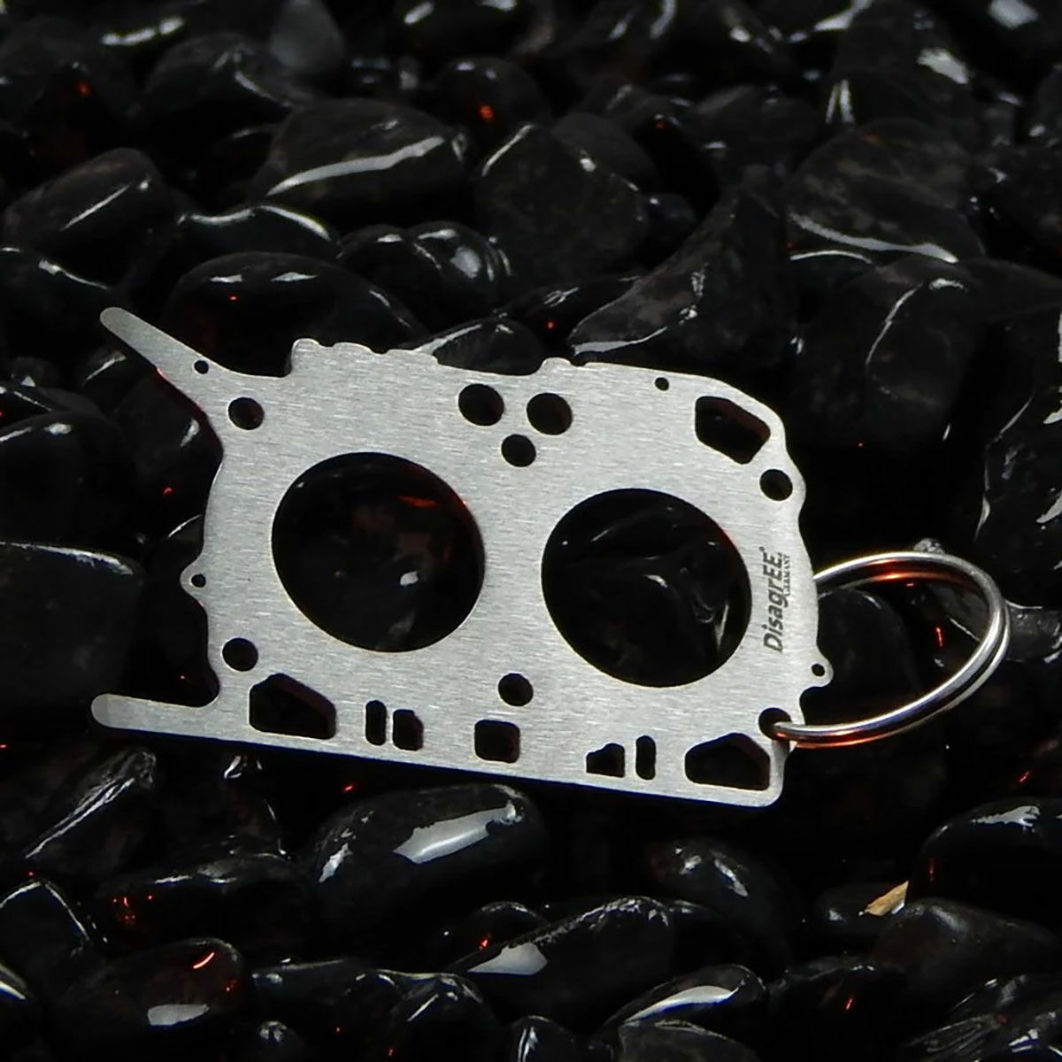 DisagrEE｜スバル FA20 ヘッドガスケット キーチェーン 左右セット｜キーホルダー