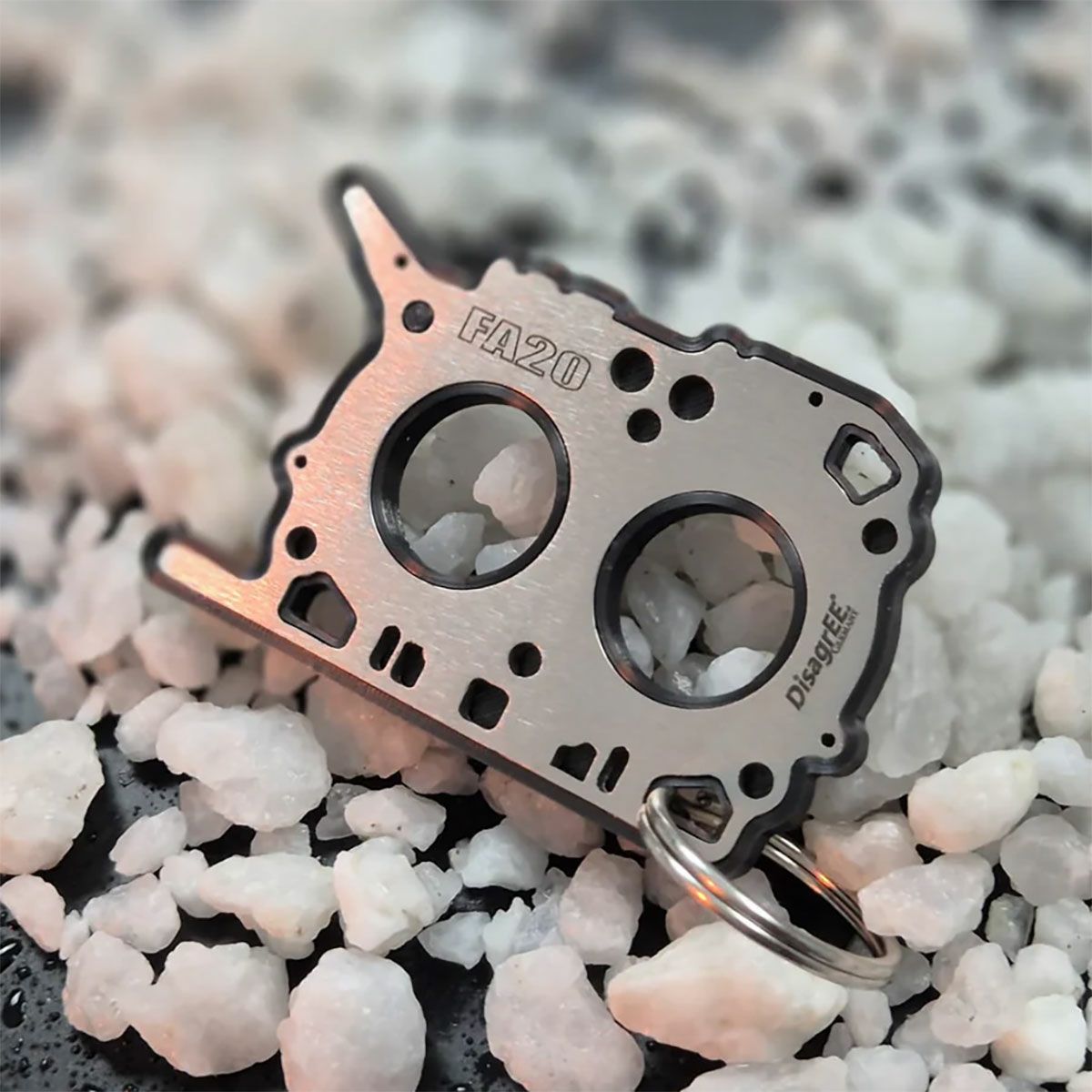 DisagrEE｜スバル FA20 ヘッドガスケット キーチェーン 左右セット｜キーホルダー