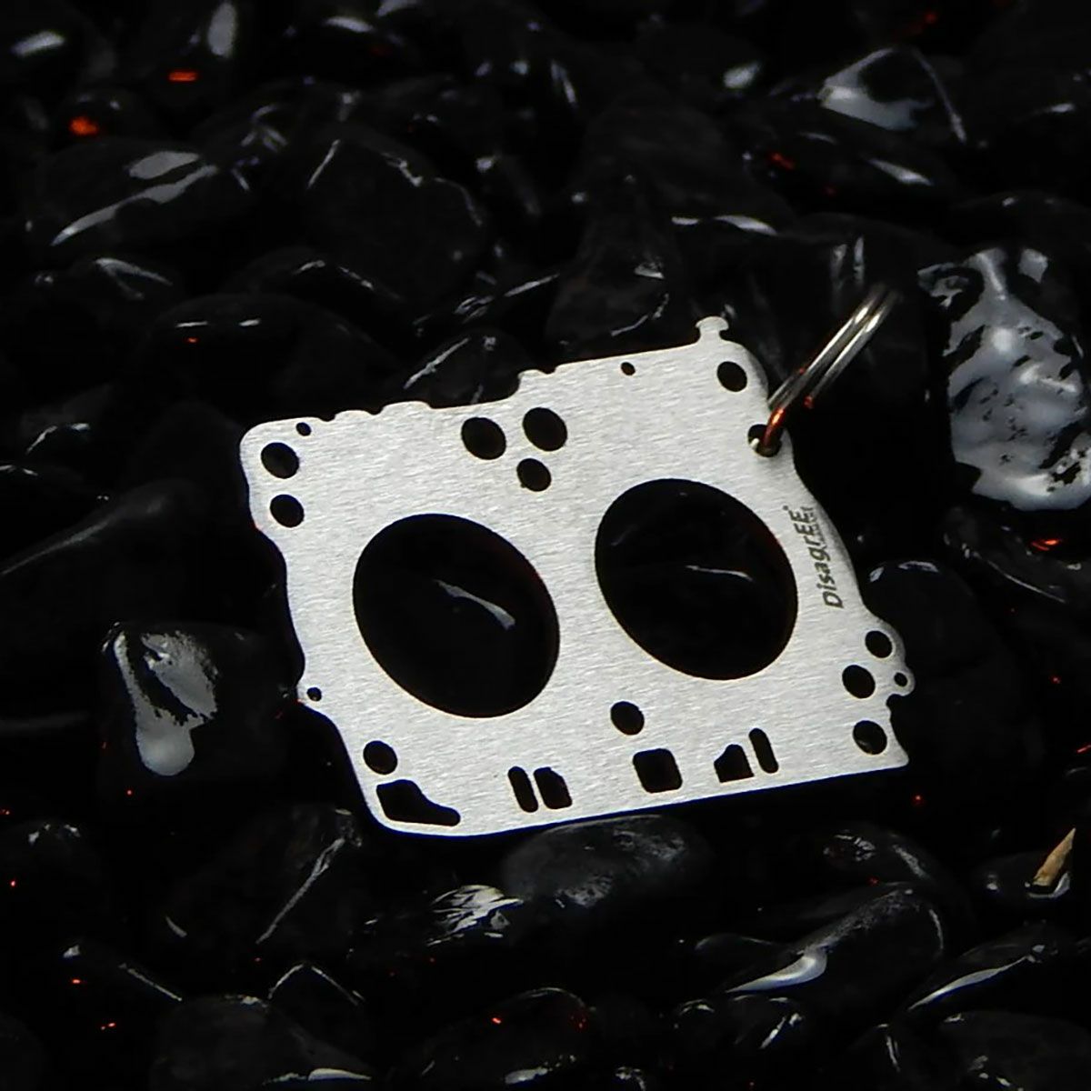 DisagrEE｜スバル FA24 ヘッドガスケット キーチェーン 左右セット｜キーホルダー