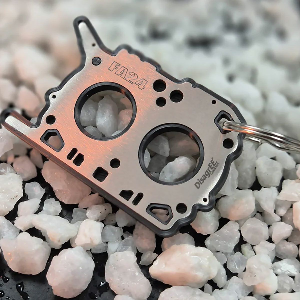 DisagrEE｜スバル FA24 ヘッドガスケット キーチェーン 左右セット｜キーホルダー