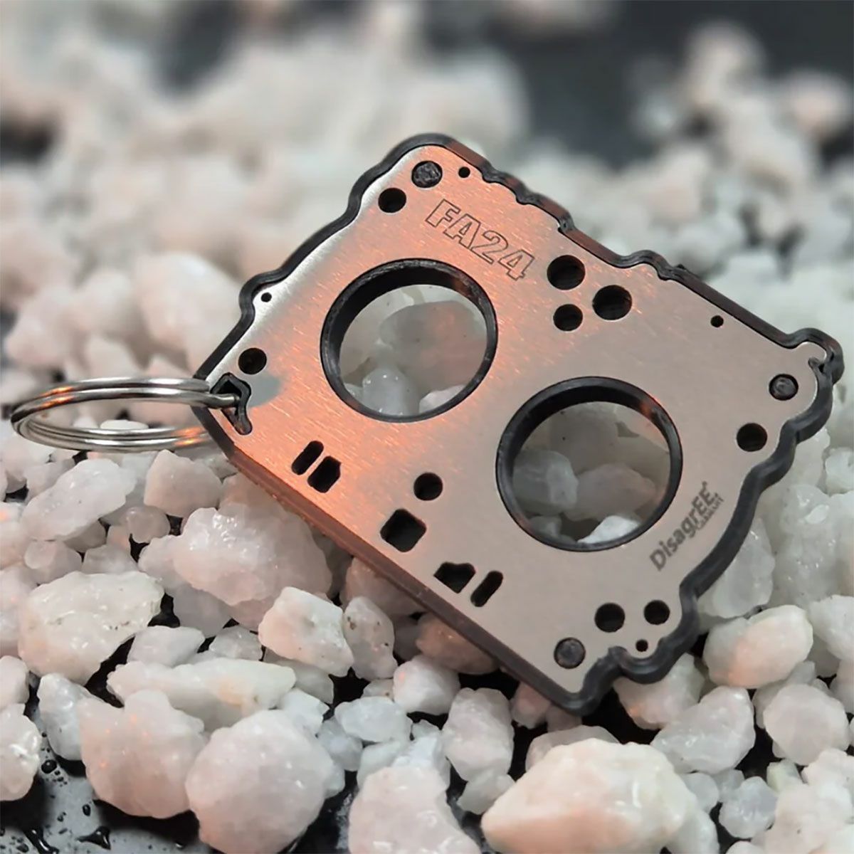 DisagrEE｜スバル FA24 ヘッドガスケット キーチェーン 左右セット｜キーホルダー