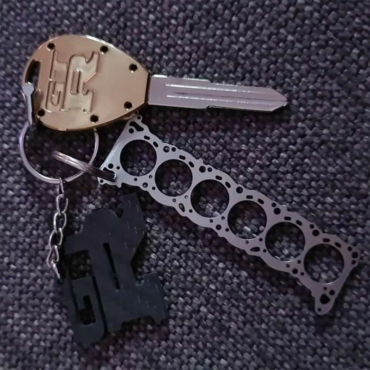 DisagrEE｜日産 RB 20 ヘッドガスケット キーチェーン｜キーホルダー