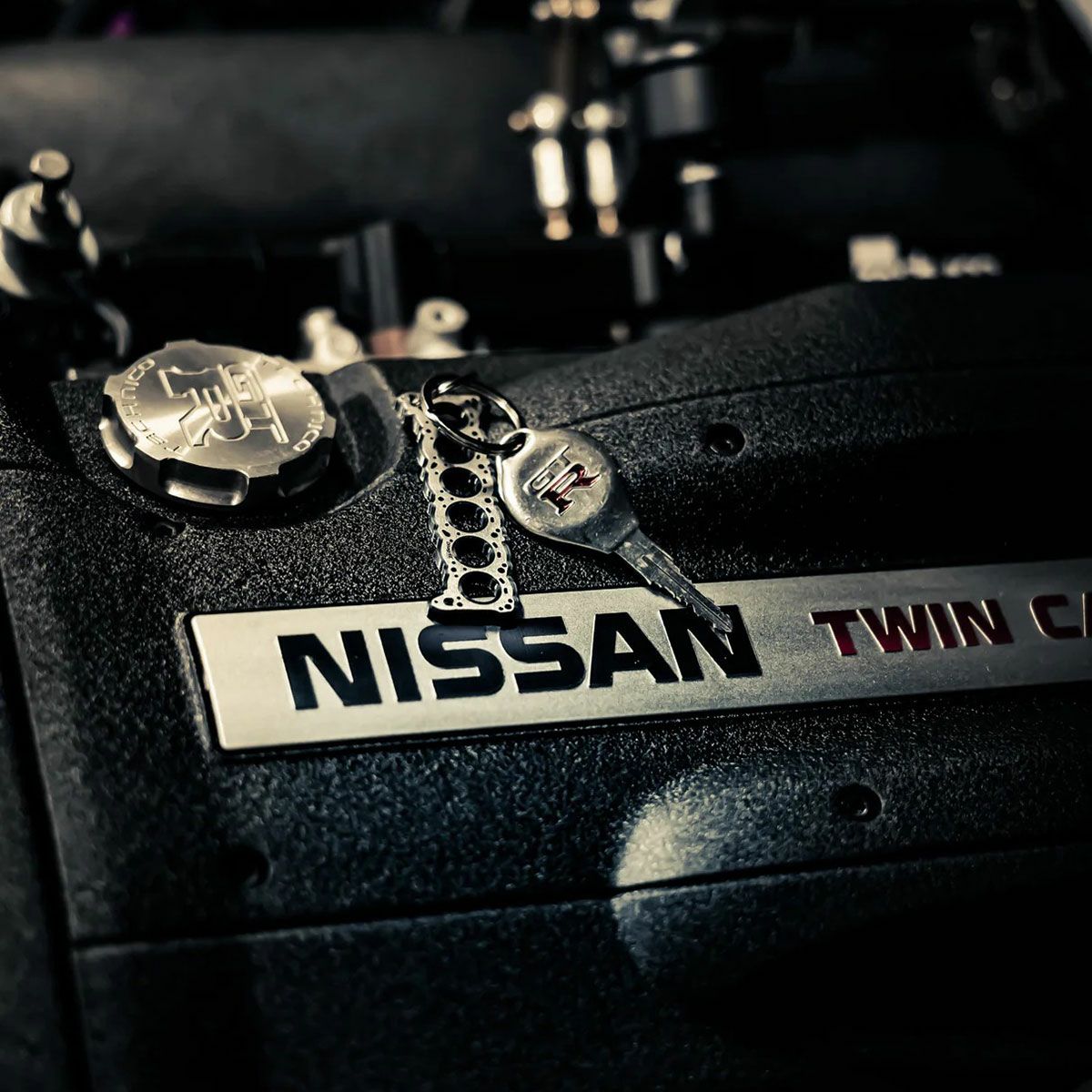 DisagrEE｜日産 RB 26 ヘッドガスケット キーチェーン｜キーホルダー