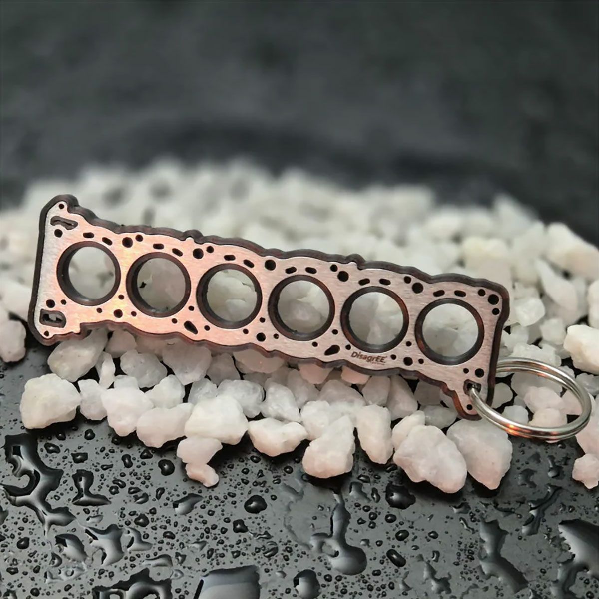 DisagrEE｜日産 RB 26 ヘッドガスケット キーチェーン｜キーホルダー