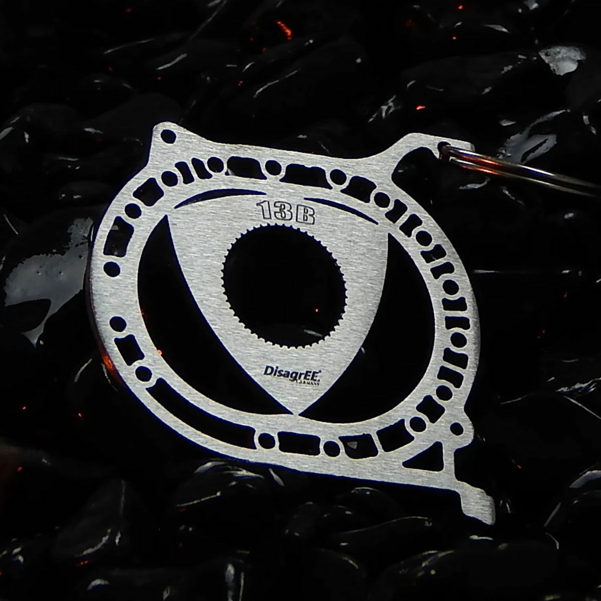 DisagrEE｜マツダ 13B エンジン断面 キーチェーン｜キーホルダー