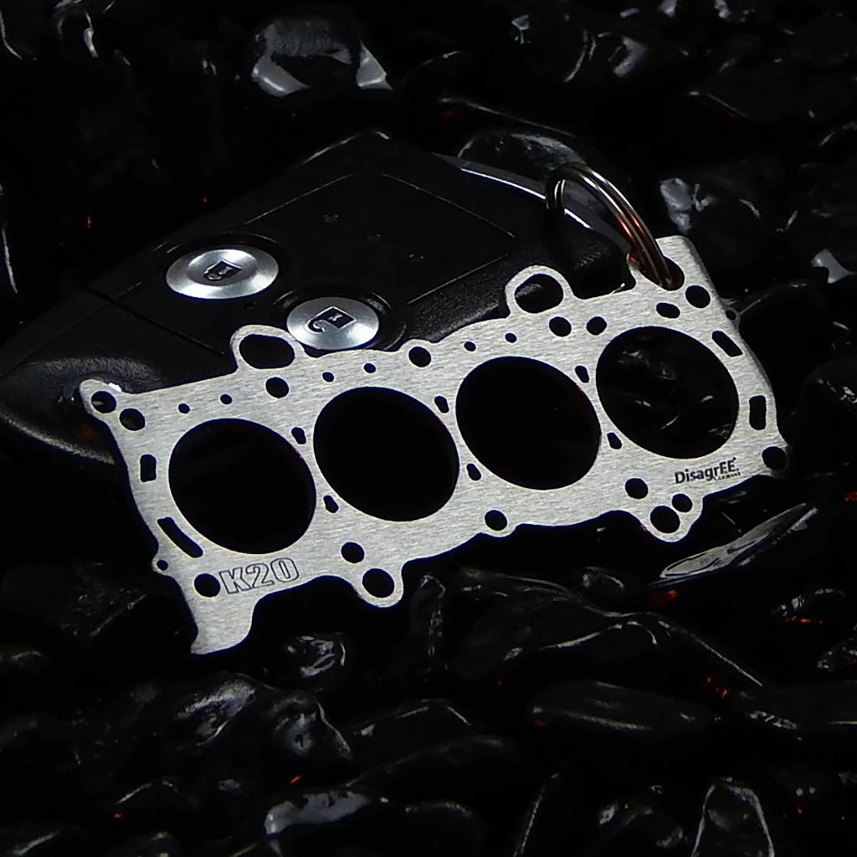 DisagrEE｜マツダ 13B エンジン断面 キーチェーン｜キーホルダー