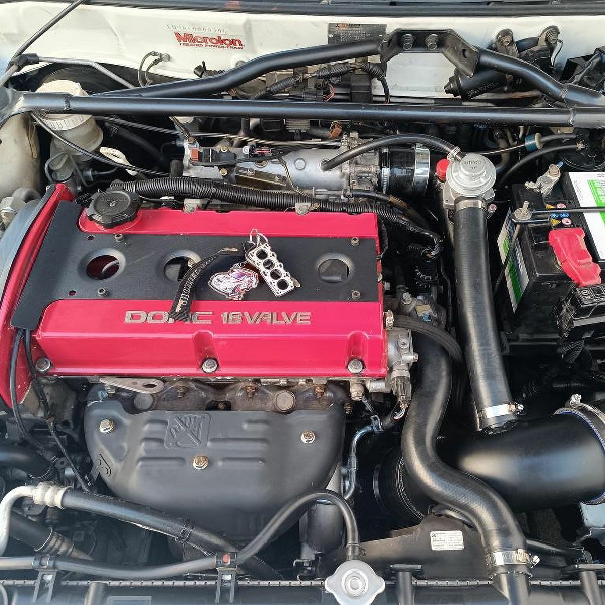 DisagrEE｜三菱 4G63 ヘッドガスケット キーチェーン｜キーホルダー