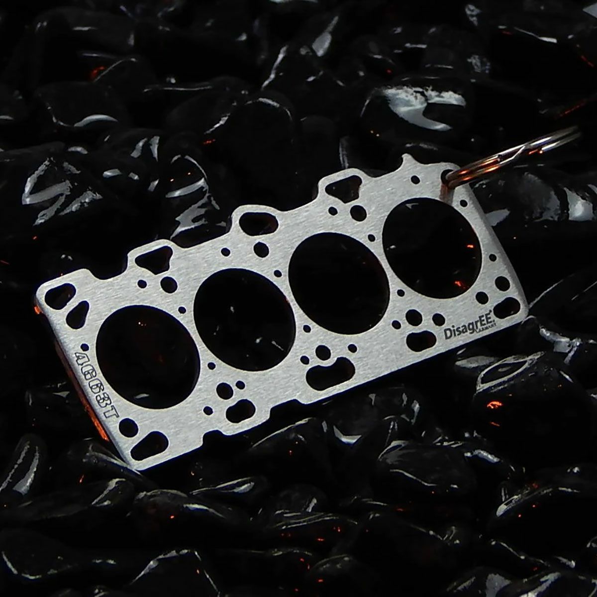 DisagrEE｜三菱 4G63 ヘッドガスケット キーチェーン｜キーホルダー