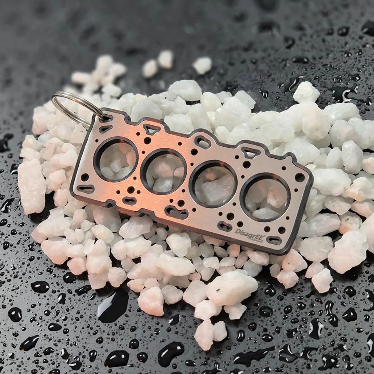 DisagrEE｜三菱 4G63 ヘッドガスケット キーチェーン｜キーホルダー