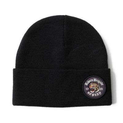 REPLAY｜リブ ニット ビーニー｜帽子