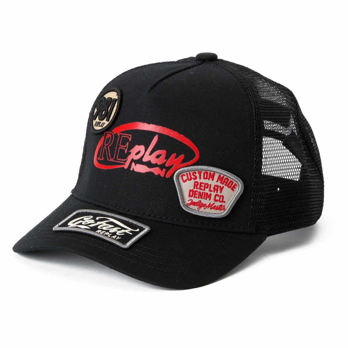 REPLAY｜ミックス パッチ キャップ｜帽子