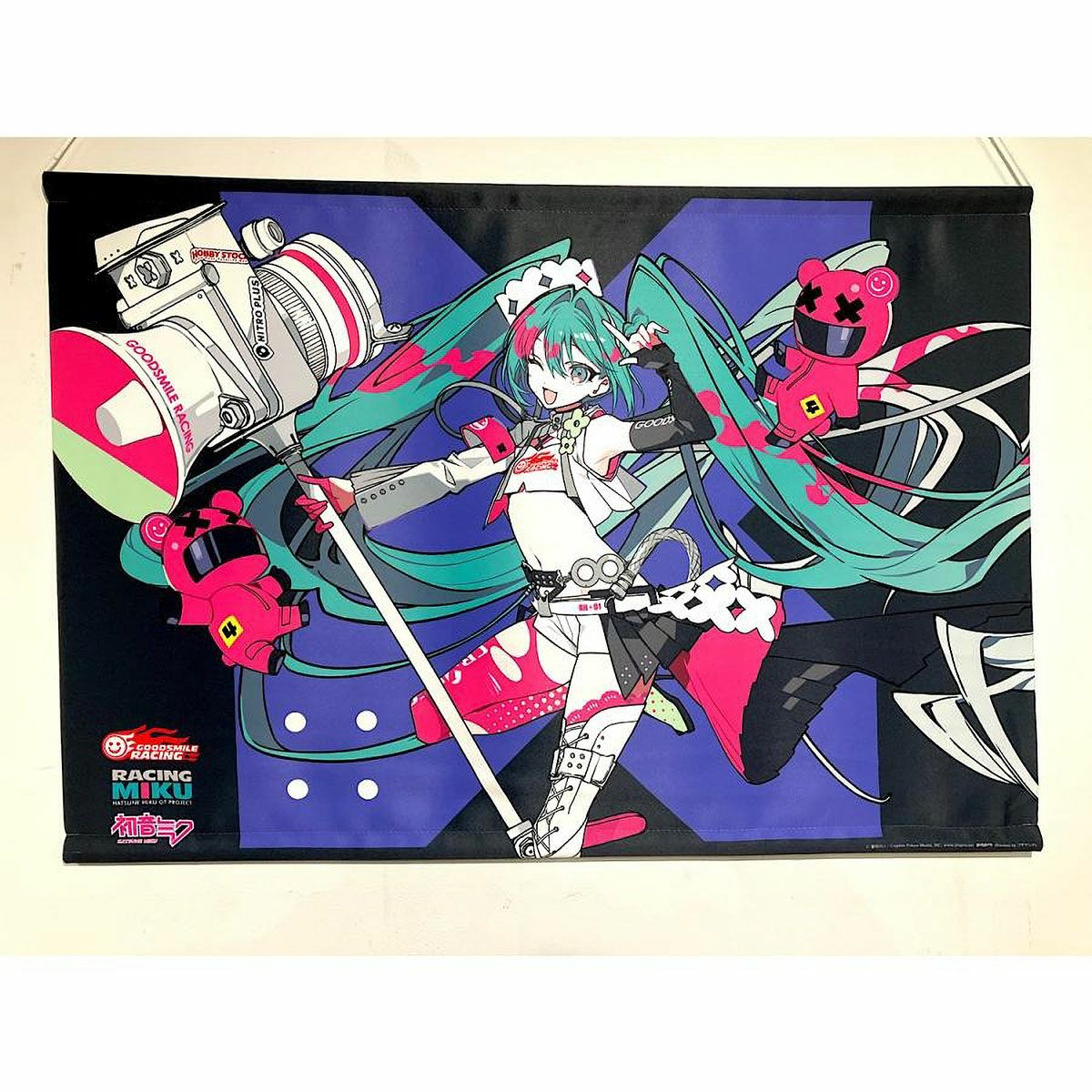 GOODSMILE RACING｜B2タペストリー レーシングミク 2025Ver. キービジュアルサイド｜雑貨