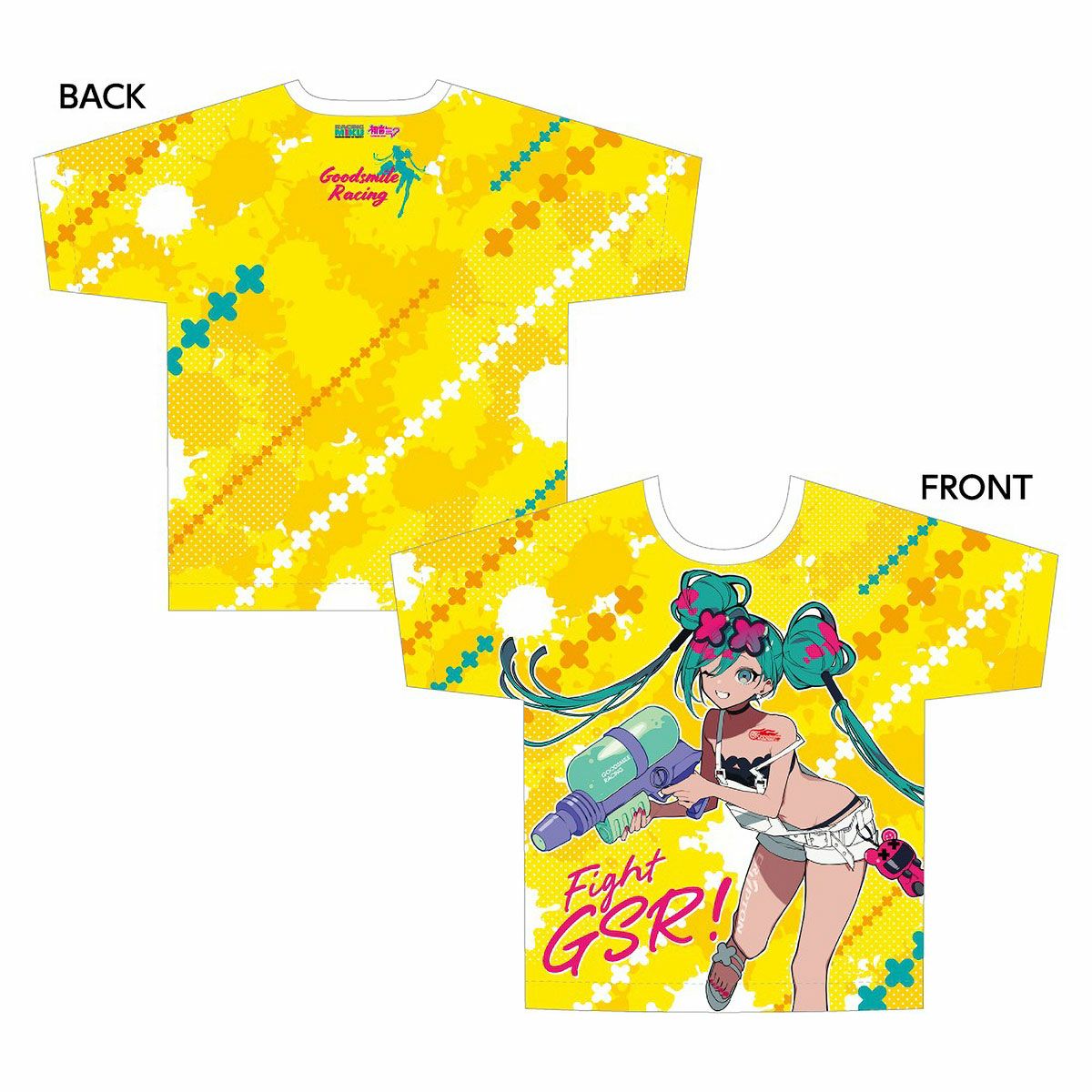 GOODSMILE RACING｜レーシングミク 2025Ver. フルグラフィックTシャツ｜ウェア