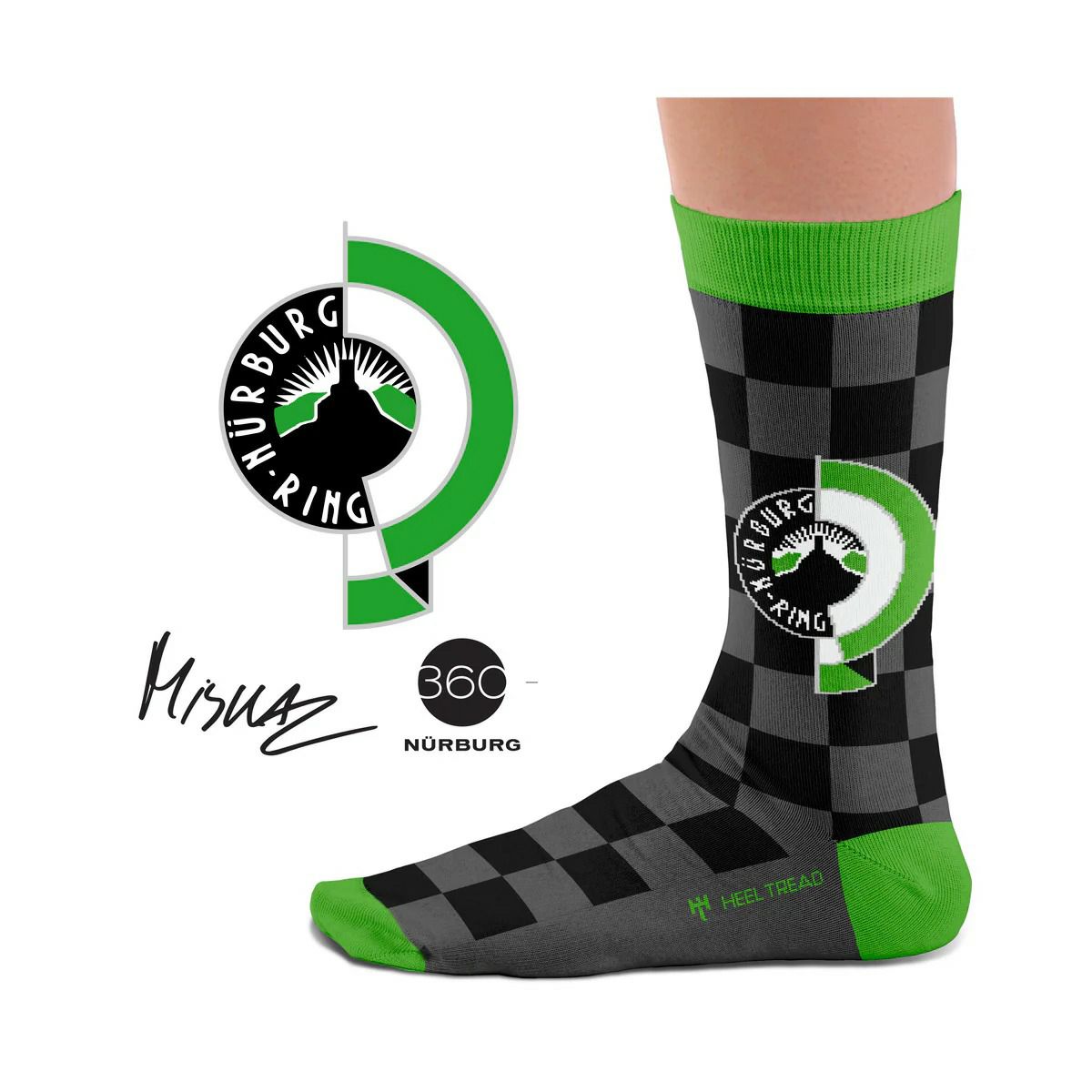 HEEL TREAD｜ニュルブルクリンク クラシック ソックス｜靴下