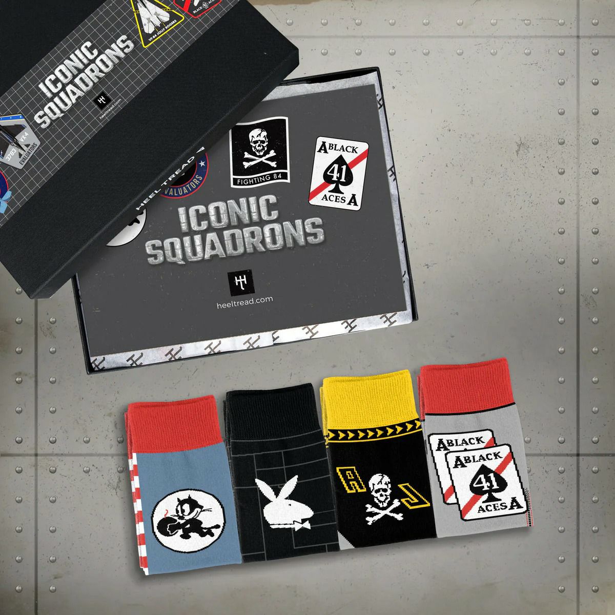 HEEL TREAD｜アイコニック スコードロン パック｜靴下