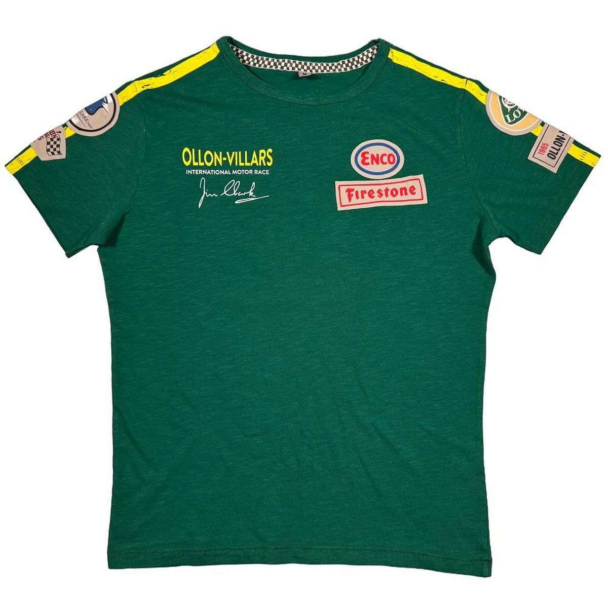 Warson Motors｜オロン ヴィラール 1965 Tシャツ ジム・クラーク トリビュート｜ウェア｜グリーン